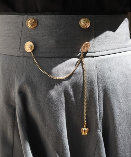 axes femme(アクシーズファム)の「アシメ×フレアミディスカート(スカート・レディース・ブルー/グレー/ブラック/パープル・FREE)」の22枚目の写真