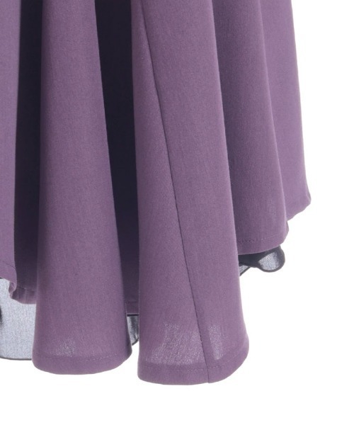 axes femme(アクシーズファム)の「アシメ×フレアミディスカート(スカート・レディース・ブルー/グレー/ブラック/パープル・FREE)」の12枚目の写真