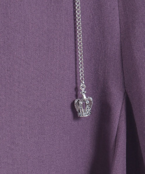 axes femme(アクシーズファム)の「アシメ×フレアミディスカート(スカート・レディース・ブルー/グレー/ブラック/パープル・FREE)」の14枚目の写真