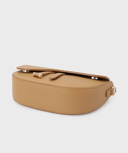 新品　MILLELA FIRENZE　レザーサドルショルダーバッグ　イタリア製 MILLELA FIRENZE ミレッラフィレンツェ ショルダーバッグ 10280576