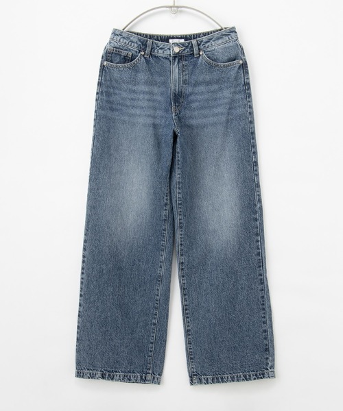 MOI PERK モイ ESTESA PANT ワイドデニムパンツ 1  白 MOI PERK モイ ESTESA PANT ワイドデニムパンツ 1 白