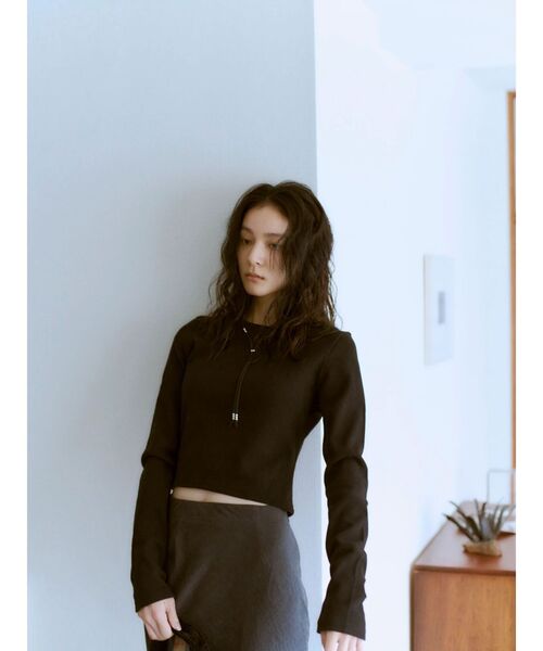 tシャツ クロップドハニカムロングスリーブTee レディース クロップドハニカムロングスリーブTee（Tシャツ/カットソー