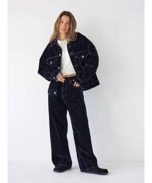 Ungrid（アングリッド）の「クロップドハニカムロングスリーブTee（Tシャツ/カットソー・レディース・イエロー/オフホワイト/ブラック・FREE）」の22枚目の写真