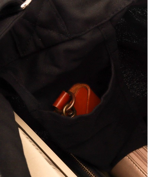BEN DAVIS（ベンデイビス）の「BEN DAVIS ベンデイビス CANVAS LARGE SHOULDER（ショルダーバッグ・メンズ・ホワイト系その他2/ブラック/ホワイト系その他・FREE）」の10枚目の写真