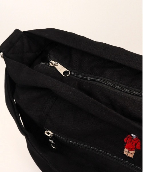 BEN DAVIS（ベンデイビス）の「BEN DAVIS ベンデイビス CANVAS LARGE SHOULDER（ショルダーバッグ・メンズ・ホワイト系その他2/ブラック/ホワイト系その他・FREE）」の16枚目の写真
