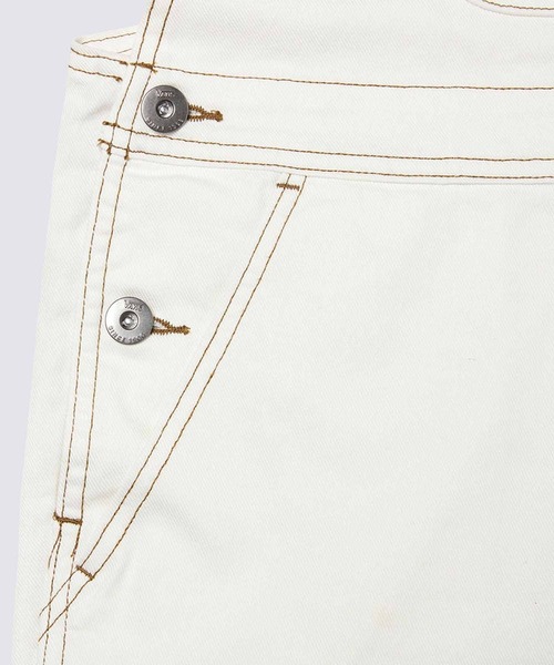 VANS(バンズ)の「ウィメンズ コントラストスティッチ ショートオール(サロペット/オーバーオール・レディース・ベージュ・SMALL/MEDIUM/X-SMALL/LARGE)」の5枚目の写真