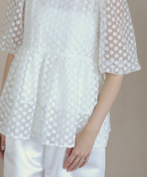 フラワーシアートップス（その他トップス）｜MERAKI（メラキ）の