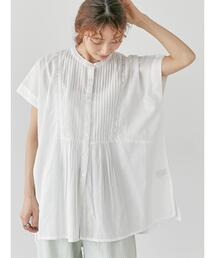 Lugnoncure | 【INDIA made】ピンタックレースブラウス(シャツ/ブラウス)