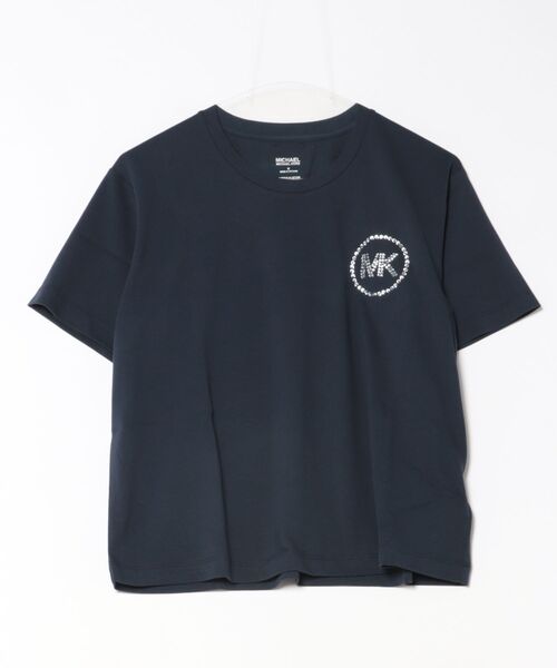 即日発送 ★Michael Kors★ ラインストーン MK CHARM Tシャツ セール】ラインストーン MK CHARM Tシャツ（Tシャツ/カットソー