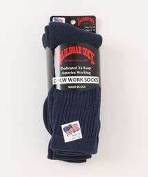 cachenez（カシュネ）の「カシュネ cache nez / THE RAIL ROAD SOCK CREW WORK SOCKS 3pair（ソックス/靴下）」