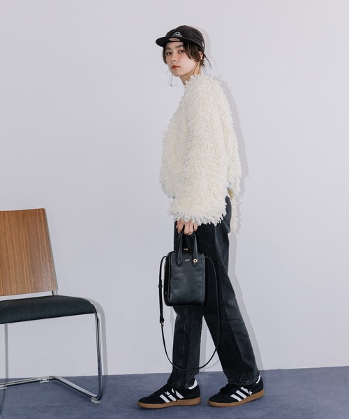 Beau're(ヴュレ)の「BEAURE Vertical ポシェット(ショルダーバッグ・レディース・ベージュ系その他/モスグリーン/ブラック/シルバー・FREE)」の9枚目の写真