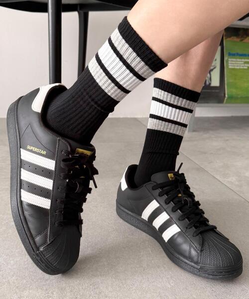 WEGO(ウィゴー)の「WEGO/ラインソックス(ソックス/靴下・メンズ・ブルー/ネイビー/ブラウン/レッド/パープル/ホワイト/ブラック・25-27CM)」の11枚目の写真