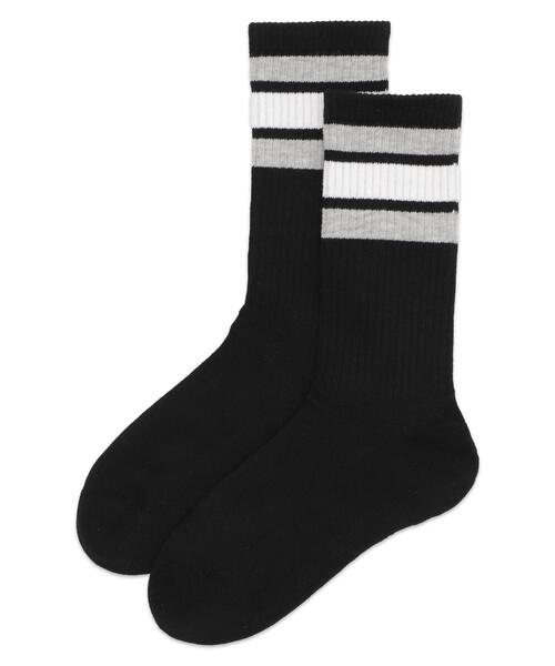 WEGO(ウィゴー)の「WEGO/ラインソックス(ソックス/靴下・メンズ・ブルー/ネイビー/ブラウン/レッド/パープル/ホワイト/ブラック・25-27CM)」の22枚目の写真