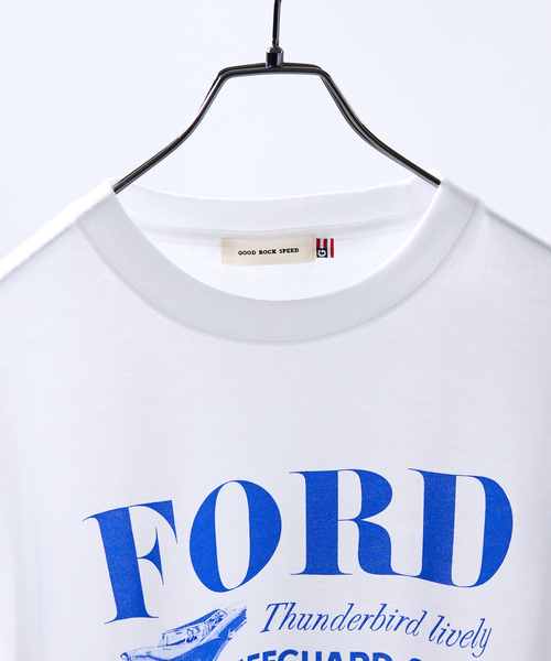 GOOD ROCK SPEED（グッドロックスピード）の「【GOOD ROCK SPEED / グッドロックスピード】FORD 半袖Tシャツ/フォード（Tシャツ/カットソー・メンズ・ホワイト・M/L）」の4枚目の写真