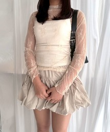 cuorequal（クオレコール）の「レースシアートップス（その他トップス）」