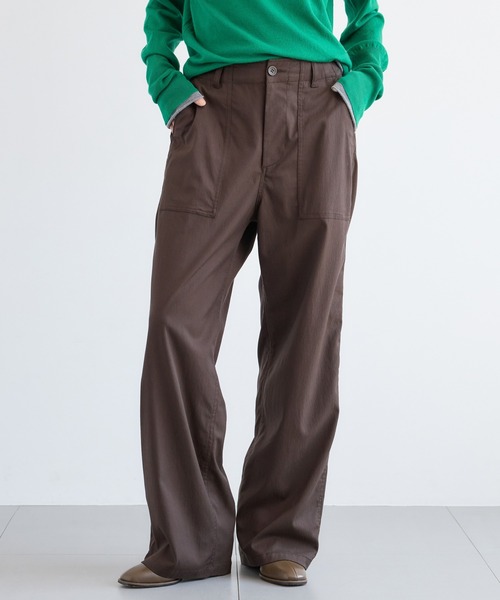 BARNYARDSTORM（バンヤードストーム）の「BARNYARDSTORM / キレイメワークパンツ（チノパンツ・レディース・ブラック/カーキ/ベージュ/ブラウン・S/M）」の3枚目の写真