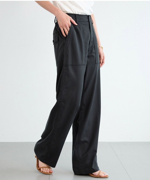 BARNYARDSTORM（バンヤードストーム）の「BARNYARDSTORM / キレイメワークパンツ（チノパンツ・レディース・ブラック/カーキ/ベージュ/ブラウン・S/M）」の5枚目の写真