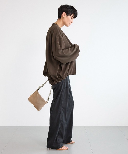 BARNYARDSTORM（バンヤードストーム）の「BARNYARDSTORM / キレイメワークパンツ（チノパンツ・レディース・ブラック/カーキ/ベージュ/ブラウン・S/M）」の7枚目の写真