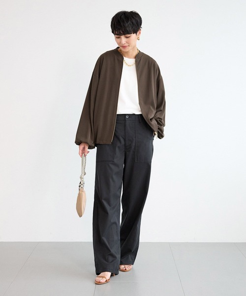 BARNYARDSTORM（バンヤードストーム）の「BARNYARDSTORM / キレイメワークパンツ（チノパンツ・レディース・ブラック/カーキ/ベージュ/ブラウン・S/M）」の6枚目の写真