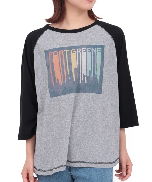 チチカカ(チチカカ)の「Orale! シアースラブラグランTシャツ(Tシャツ/カットソー・レディース・グレー/ナチュラル/ベージュ・FREE)」の22枚目の写真