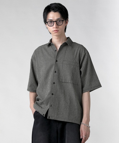 【原価ぶっ壊し割引】チェックシャツ さらっと快適な強撚糸チェック柄シャツ - ファッション通販なら