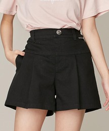 JENNI love | 【ウエスト調整可】切替えタックキュロット(デニムパンツ)