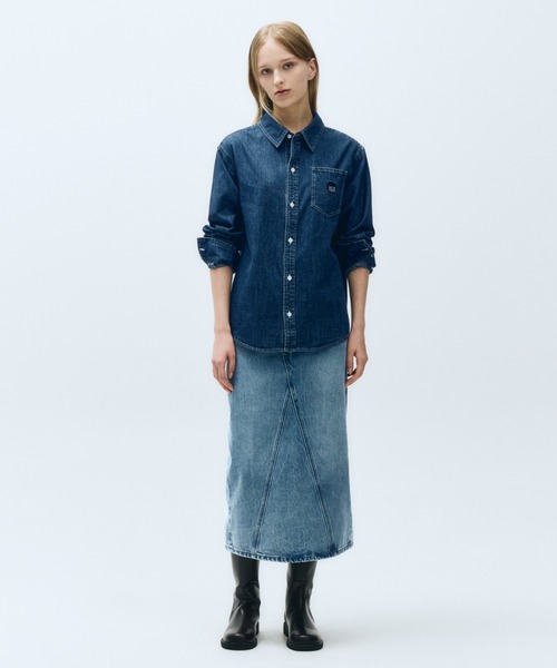 W DENIM SKIRT（スカート）｜MARITHE + FRANCOIS GIRBAUD（マリテ