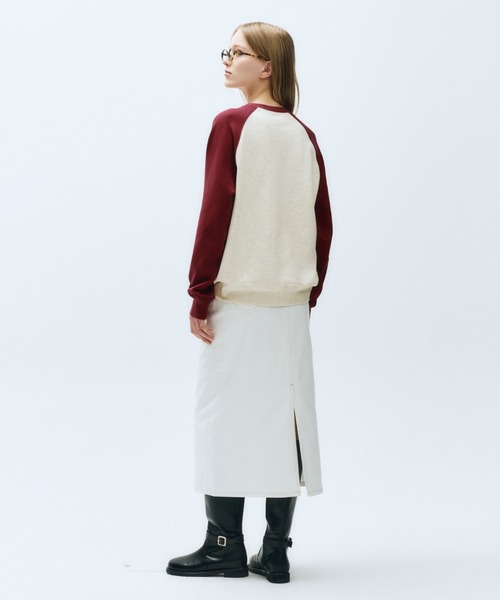 MARITHE + FRANCOIS GIRBAUD(マリテフランソワジルボー)の「W DENIM SKIRT(スカート・レディース・ブルー/ホワイト・SMALL/MEDIUM)」の14枚目の写真