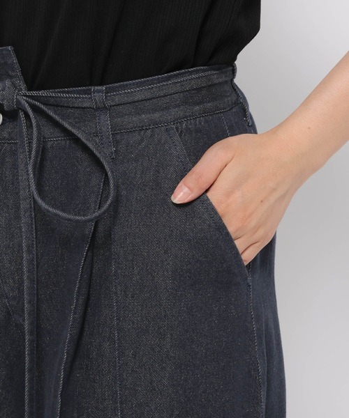 HARE（ハレ）の「アシメウエストデニムパンツ(HARE)（デニムパンツ