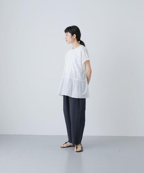 かぐれ（カグレ）の「ウェザーワッシャーサルエルパンツ（その他パンツ・レディース・ピンクベージュ/ライトブルー/ネイビー・FREE）」の16枚目の写真