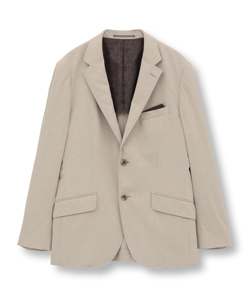 MEN'S BIGI（メンズビギ）の「フェイクレザージャケット（テーラードジャケット・メンズ・ブラック/ベージュ/ブラウン・02/04/03/01）」の3枚目の写真