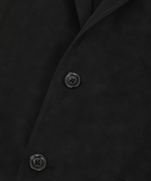 MEN'S BIGI（メンズビギ）の「フェイクレザージャケット（テーラードジャケット・メンズ・ブラック/ベージュ/ブラウン・02/04/03/01）」の15枚目の写真