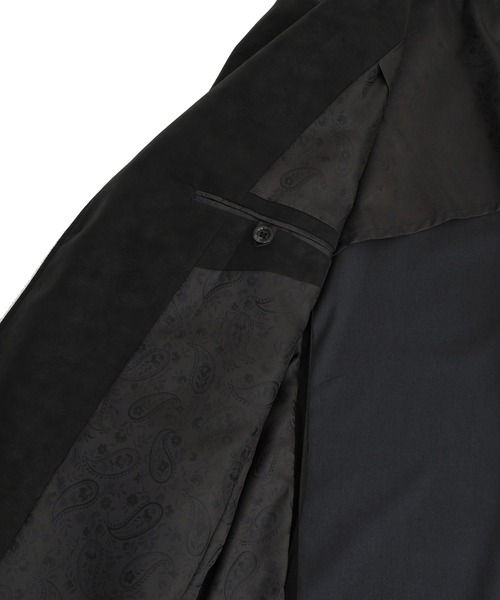 MEN'S BIGI（メンズビギ）の「フェイクレザージャケット（テーラードジャケット・メンズ・ブラック/ベージュ/ブラウン・02/04/03/01）」の20枚目の写真