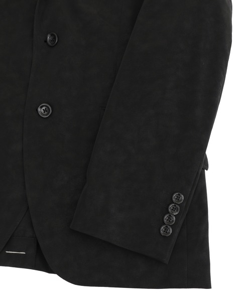 MEN'S BIGI（メンズビギ）の「フェイクレザージャケット（テーラードジャケット・メンズ・ブラック/ベージュ/ブラウン・02/04/03/01）」の19枚目の写真