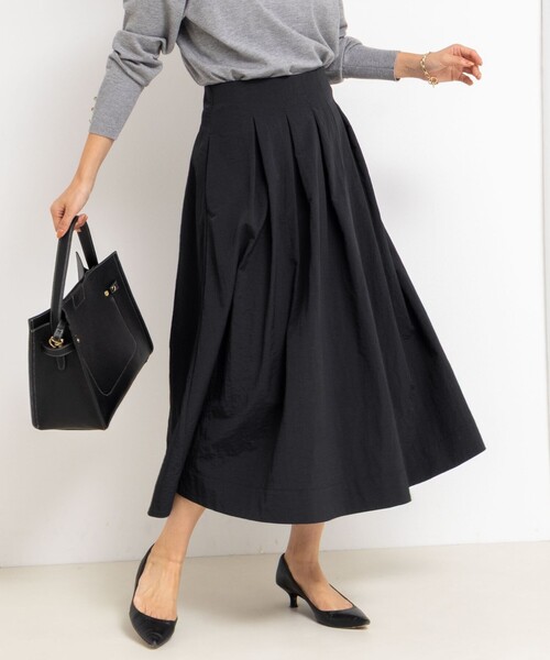 NOLLEY’S（ノーリーズ）の「ウォッシャブルバルキータフタタックスカート（スカート・レディース・オリーブ/ブラック/ボルドー・34/36/38）」の20枚目の写真