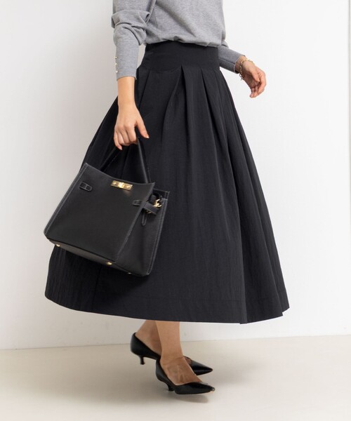 NOLLEY’S（ノーリーズ）の「ウォッシャブルバルキータフタタックスカート（スカート・レディース・オリーブ/ブラック/ボルドー・34/36/38）」の21枚目の写真