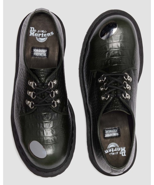 Dr. Martens（ドクターマーチン）の「Dr. Martens/ドクターマーチン 1461 STEEL TOE 3 ホール シューズ 41725300（その他シューズ・メンズ・グリーン・UK10/UK9/UK8/UK7/UK6/UK4/UK11/UK5/UK3）」の2枚目の写真