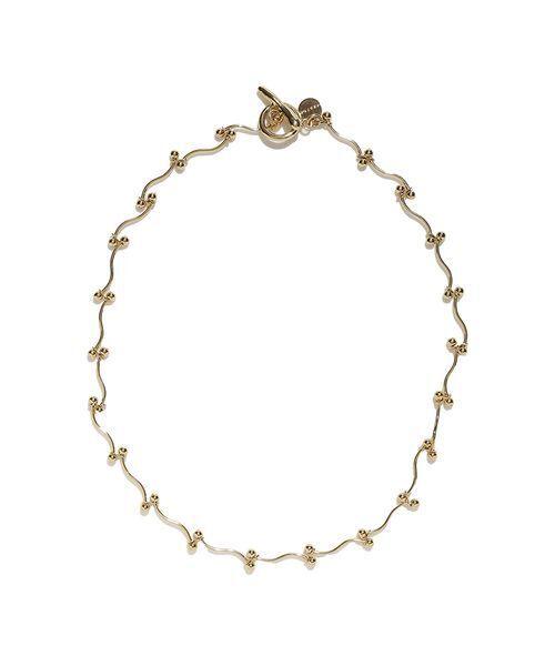 FRAY I.D（フレイアイディー）の「ウェービーチョーカー（チョーカー・レディース・ゴールド/シルバー・F）」の2枚目の写真