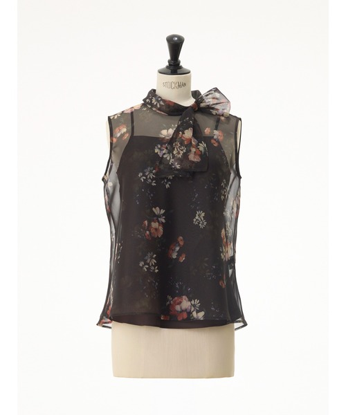 STRAWBERRY-FIELDS（ストロベリーフィールズ）の「ビタースイートガーデン（シャツ/ブラウス・レディース・ダークブラウン・2）」の3枚目の写真