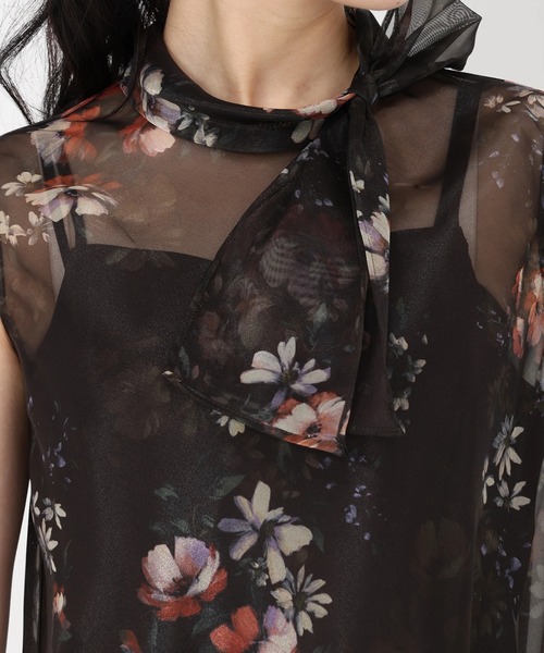 STRAWBERRY-FIELDS（ストロベリーフィールズ）の「ビタースイートガーデン（シャツ/ブラウス・レディース・ダークブラウン・2）」の7枚目の写真