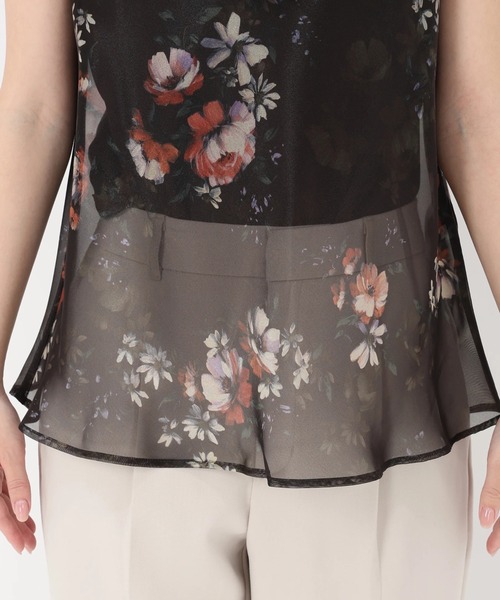 STRAWBERRY-FIELDS（ストロベリーフィールズ）の「ビタースイートガーデン（シャツ/ブラウス・レディース・ダークブラウン・2）」の9枚目の写真