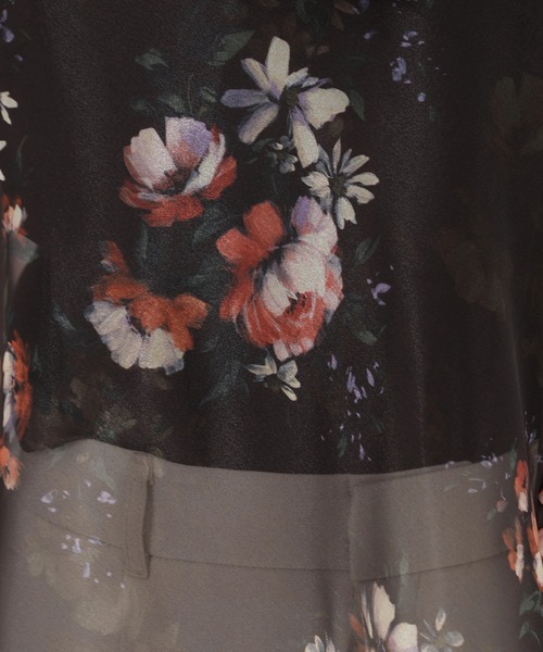 STRAWBERRY-FIELDS（ストロベリーフィールズ）の「ビタースイートガーデン（シャツ/ブラウス・レディース・ダークブラウン・2）」の10枚目の写真