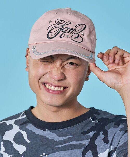 SEQUENZ(シークエンズ)の「※WEB限定 / ラインストーンロゴキャップ / sqnz studs cap(キャップ・レディース・ライトピンク/ネイビー/その他1/その他2・FREE)」の22枚目の写真