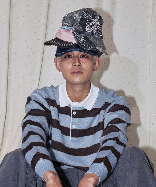 SEQUENZ(シークエンズ)の「※WEB限定 / ラインストーンロゴキャップ / sqnz studs cap(キャップ・レディース・ライトピンク/ネイビー/その他1/その他2・FREE)」の8枚目の写真