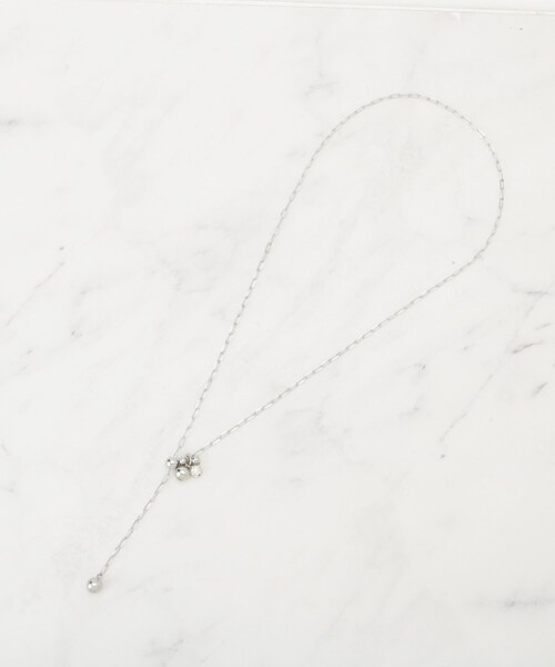 SHOO・LA・RUE（シューラルー）の「【2WAY】楕円チェーンパヴェメタルネックレス（ネックレス・レディース・ゴールド/ブラック/シルバー・00）」の6枚目の写真