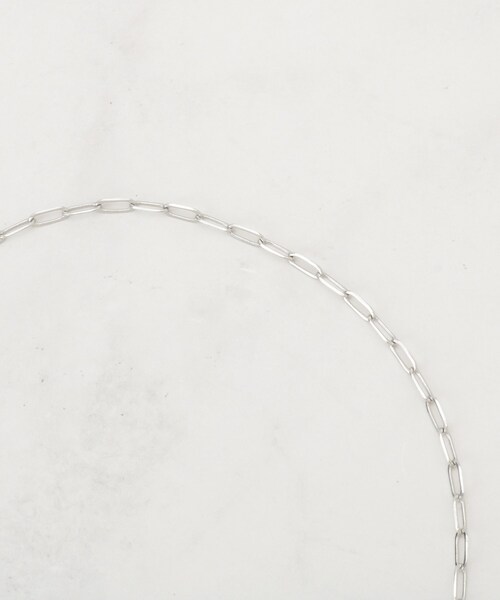 SHOO・LA・RUE（シューラルー）の「【2WAY】楕円チェーンパヴェメタルネックレス（ネックレス・レディース・ゴールド/ブラック/シルバー・00）」の7枚目の写真