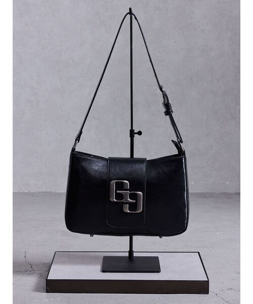 GYDA（ジェイダ）の「GGメタルワンハンドルBAG（ハンドバッグ・レディース・ブラック/パープル/ベージュ・FREE）」の3枚目の写真