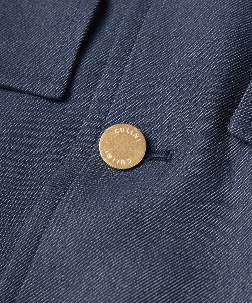 CULLNI（クルニ）の「Faux Denim Safari Vest（ベスト・メンズ・ネイビー/ブルー/ブラック・1/0/2）」の6枚目の写真