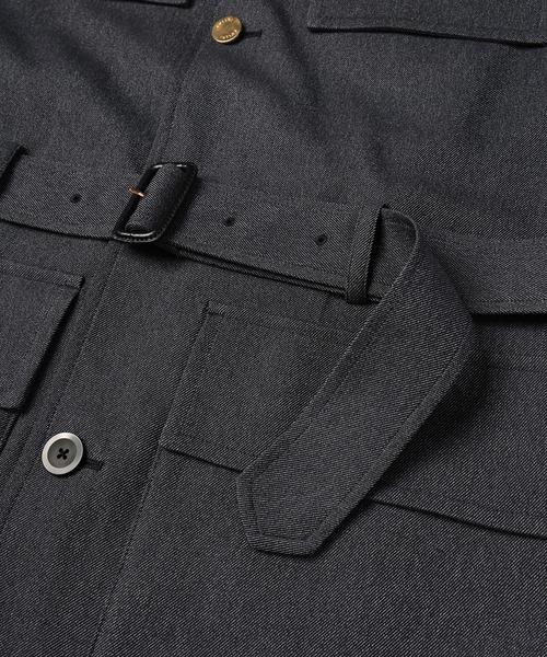 CULLNI（クルニ）の「Faux Denim Safari Vest（ベスト・メンズ・ネイビー/ブルー/ブラック・1/0/2）」の11枚目の写真