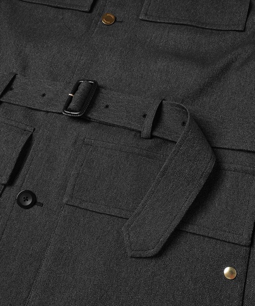 CULLNI（クルニ）の「Faux Denim Safari Vest（ベスト・メンズ・ネイビー/ブルー/ブラック・1/0/2）」の15枚目の写真